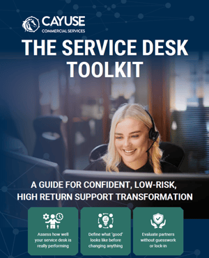 The Service Desk Toolkit: A Guide for Confident, Low-Risk, High Return Support Transformation The Service Desk Toolkit: A Guide for Confident, Low-Risk, High Return Support Transformation