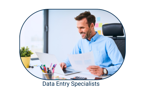 Time consuming data entry is handled by our experts with ease