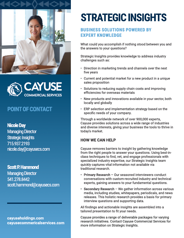Strategic Insights Strategic Insights