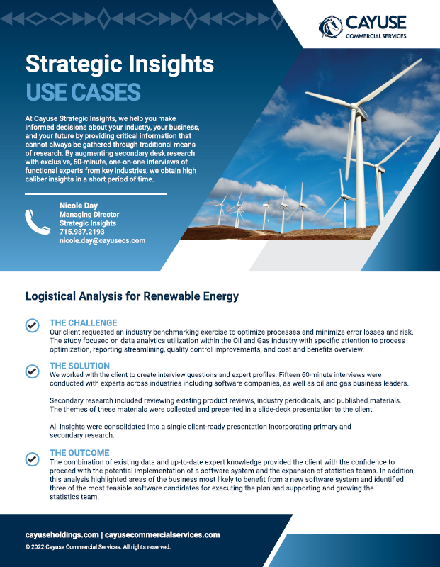 Use Case Cover Energy Use Case Cover Energy